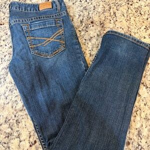 Aeropostale Women's Blue Bayla Skinny Jeans